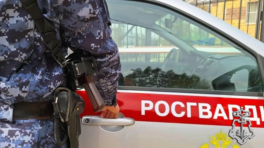 В Заполярном сотрудники Росгвардии задержали мужчину, мешавшего отдыхать жильцам одного из домов