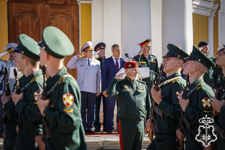 Мурманские первокурсники Военной академии Росгвардии приняли Военную присягу в Санкт-Петербурге